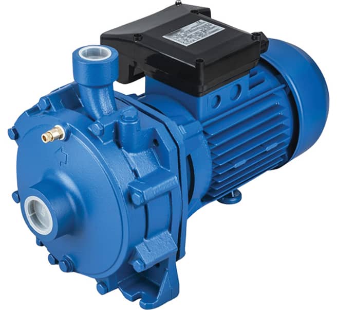 الکتروپمپ سانتریفیوژ دو پروانه ای چدنی آبارا CDA