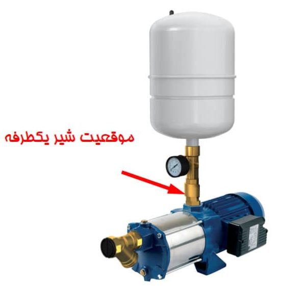 موقعیت نصب شیر یکطرفه (شیر خودکار)